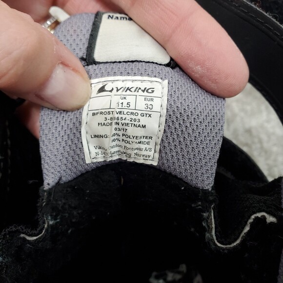 Viking child Bifrost GTX Black Gore Tex winter snow boot size 30 EUR or 13 child - Picture 2 of 10